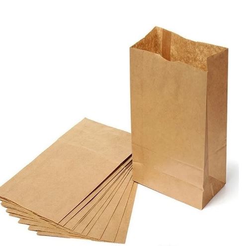 Bolsa de papel Kraft # 1/6 27.5 x 18 x 45. Paquete con 250 piezas. –  papelithomx
