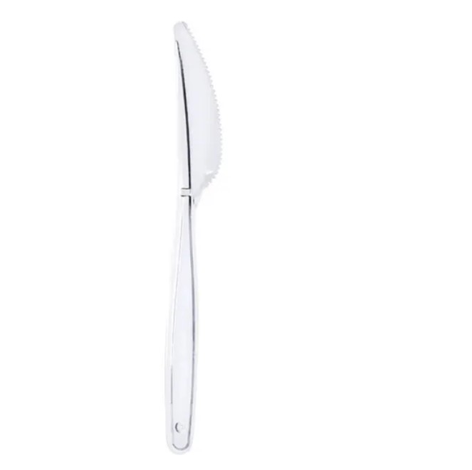 CUBIERTO ACRILICO DESCART CUCHILLO CRISTAL 18 CM DARNEL CJ X 1000 UND