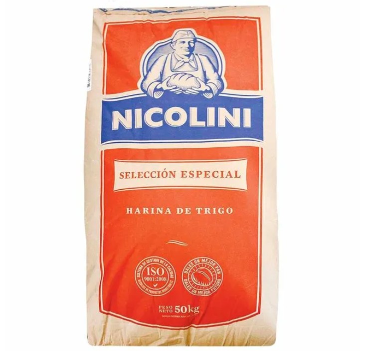 HARINA PANADERA SELECCIÓN ESPECIAL NICOLINI SACO X 50 KG