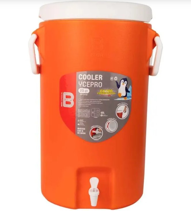 COOLER DE 23 QT CON CAÑO MOD. YCEPRO BASA UND.