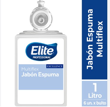 JABÓN ESPUMA MULTIFLEX ELITE ENV X 1 LT