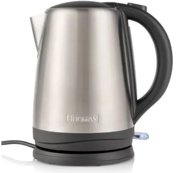 HERVIDOR ELÉCTRICO DE 1.8 LTS ACERO INOX. THOMAS UND.