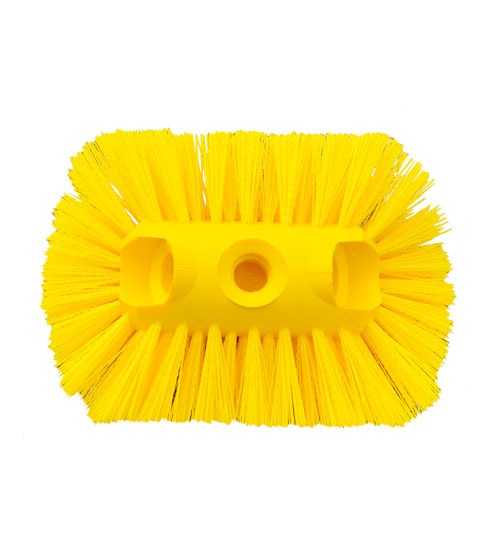 CEPILLO DE PBT PARA LIMPIEZA DE TANQUES 25.4 CM AMARILL EL CASTOR UND.