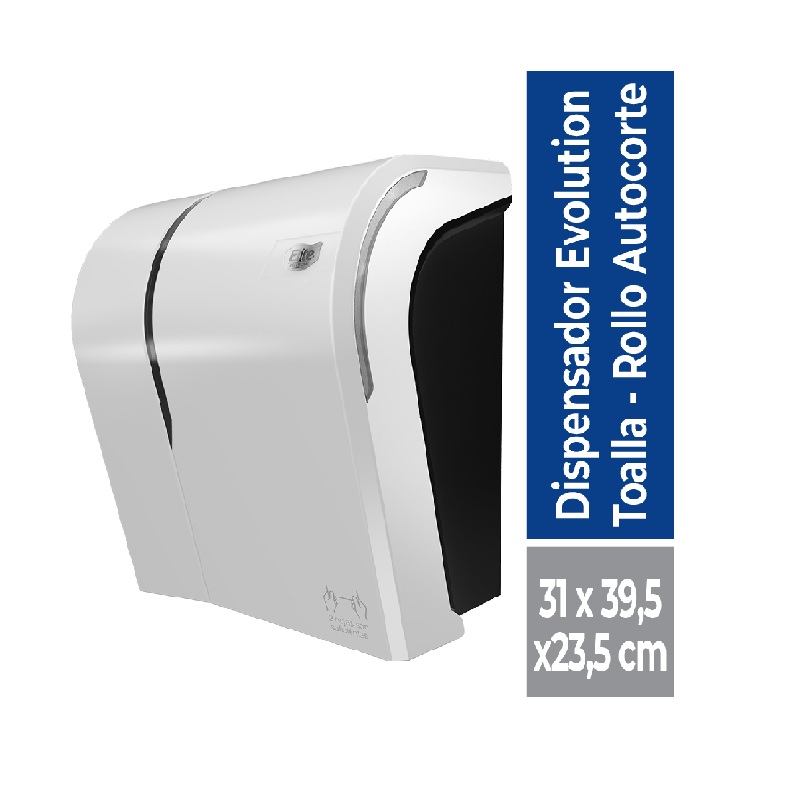 DISPENSADOR EVOLUTION PAPEL TOALLA (AUTOCORTE) ELITE UND.