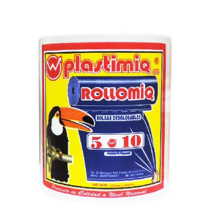 BOLSA  ROLLO MATIC 5" X 10" NAC. BOL X 1 KG