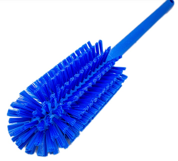 CEPILLO DE PBT PARA LIMPIEZA DE MOLINOS Y TUBOS 4" AZUL EL CASTOR UND.