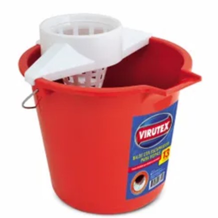 BALDE 13 LTS C/REJILLA VIRUTEX UND.
