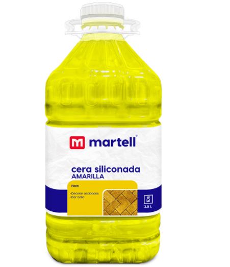CERA SILICONADA LIQUIDA AMARILLA MARTELL GAL X 3 LTS