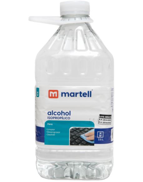 ALCOHOL ISOPROPILICO AL 99% MARTELL GAL X 3 LTS