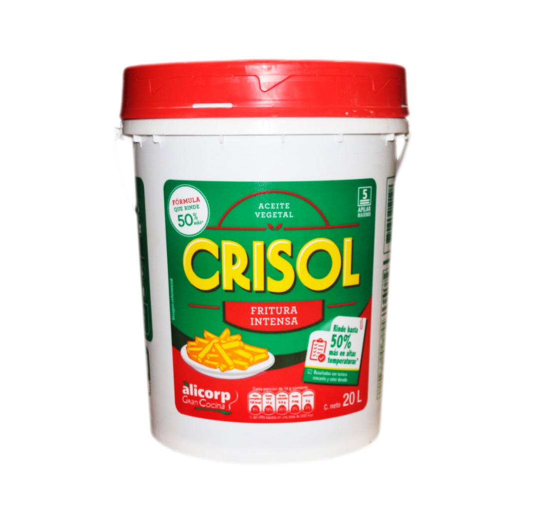 ACEITE FRITURA INTENSA CRISOL BALDE X 20 LTS
