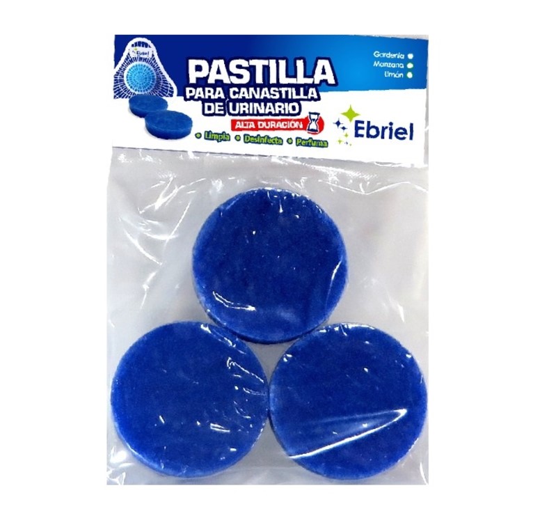 DEODORIZADOR PASTILLA (REPUESTO) EBRIEL PACK X 3 UND