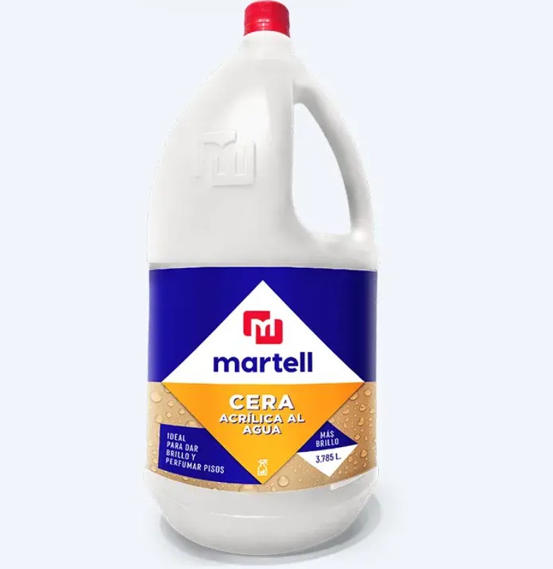 CERA ACRILICA AL AGUA BLANCA MARTELL GAL X 3.785 LTS