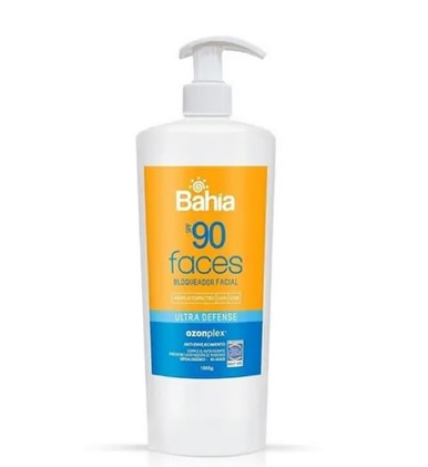 BLOQUEADOR SOLAR 90 SPF FACES BAHIA ENVASE X 1 LT