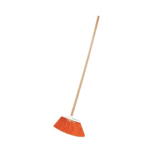 ESCOBA CHINITA NARANJA MANGO RECUB.PLAST DAYR UND.